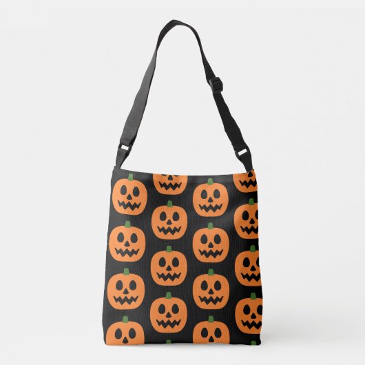 Happy Jack-O-Lantern Crossbody Tas (Achterkant)