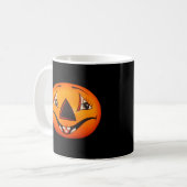Happy Jack O’ Lantern Halloween Koffiemok (Voorkant links)