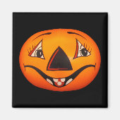 Happy Jack O’ Lantern Halloween Magneet (Voorkant)