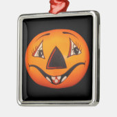 Happy Jack O’ Lantern Halloween Metalen Ornament (Links)
