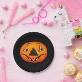 Happy Jack O’ Lantern Halloween Papieren Bordje (Feest)