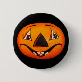 Happy Jack O’ Lantern Halloween Ronde Button 5,7 Cm (Voorkant)