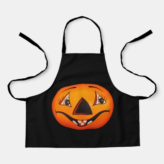 Happy Jack O’ Lantern Halloween Schort (Voorkant)