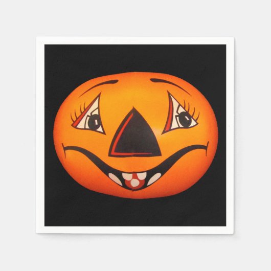 Happy Jack O’ Lantern Halloween Servet (Voorkant)