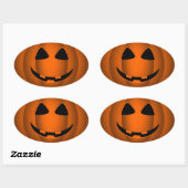 Happy Jack o' Lantern Halloween Sticker (Vel)