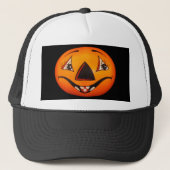 Happy Jack O’ Lantern Halloween Trucker Pet (Voorkant)