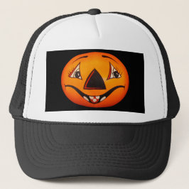 Happy Jack O’ Lantern Halloween Trucker Pet