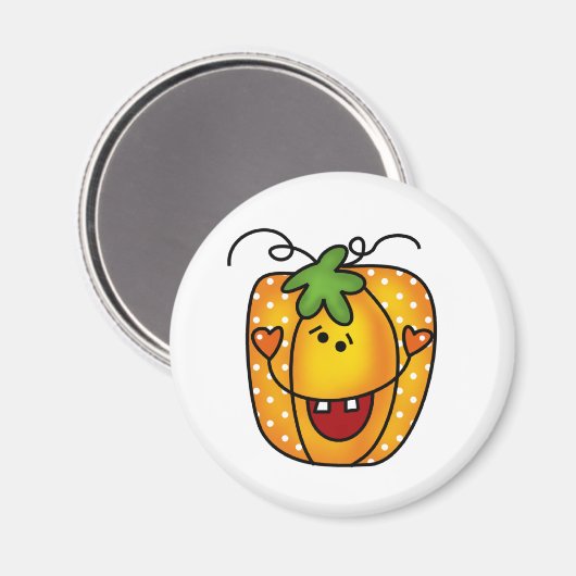 Happy Jack O Lantern Magneet (Voorkant / Achterkant)