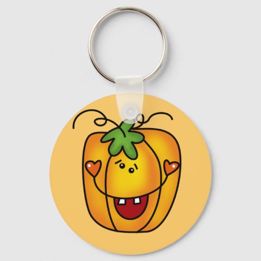 Happy Jack O Lantern Tshirts en Gifts Sleutelhanger (Voorkant)