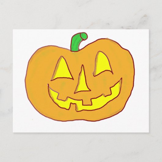 Happy Jack O'Lantern Briefkaart (Voorkant)