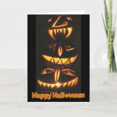 Happy Jack o'Lantern Faces Kaart (Voorkant)