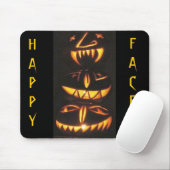 Happy Jack o'Lantern Faces Muismat (Met muis)