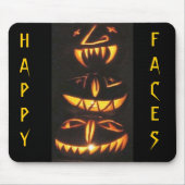 Happy Jack o'Lantern Faces Muismat (Voorkant)