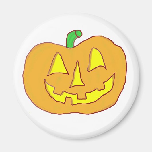Happy Jack O'Lantern Magneet (Voorkant)