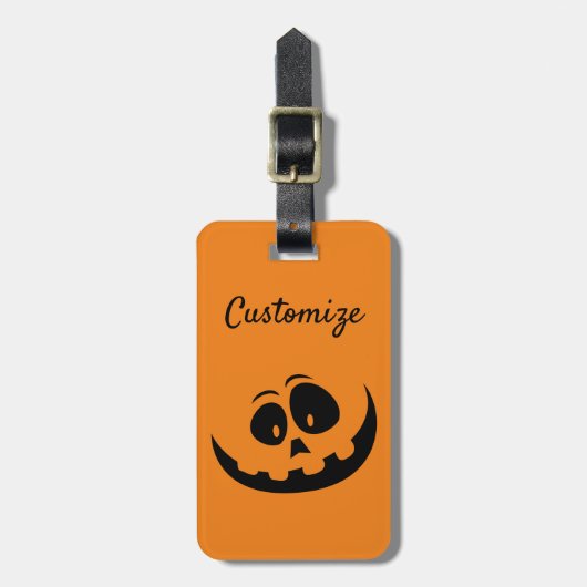 Happy Jack O'lantern Thunder_Cove Bagagelabel (Voorkant verticaal)