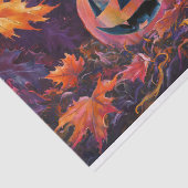 Happy Jack-Polantern, Fall bladeren en Forest Tissuepapier (Detail)