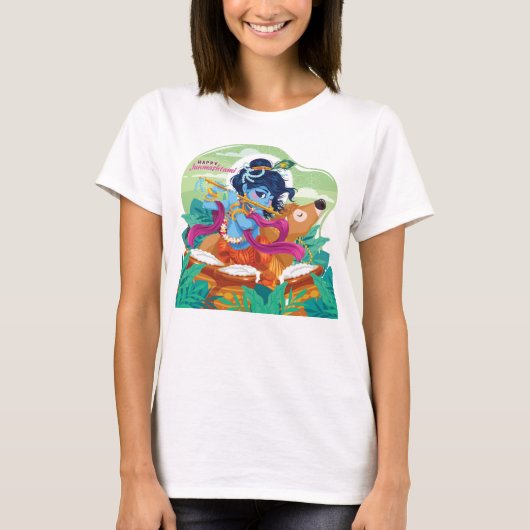 Happy Janmashtami T-shirt (Voorkant)