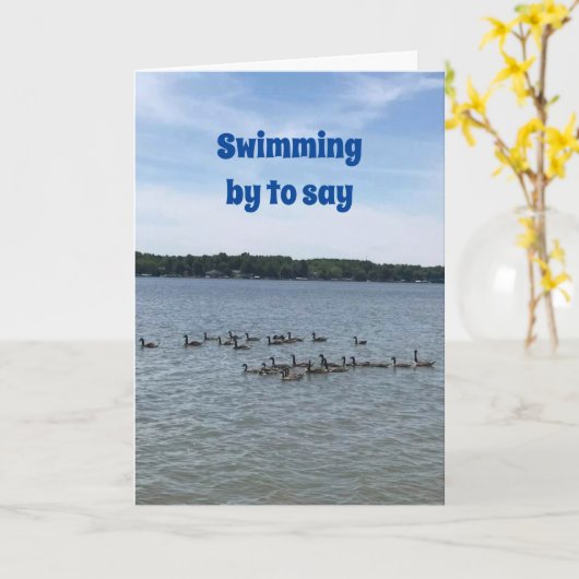 HAPPY ***JANUARI *** ZELDDAAG VOOR U! KAART (Gele Bloem)