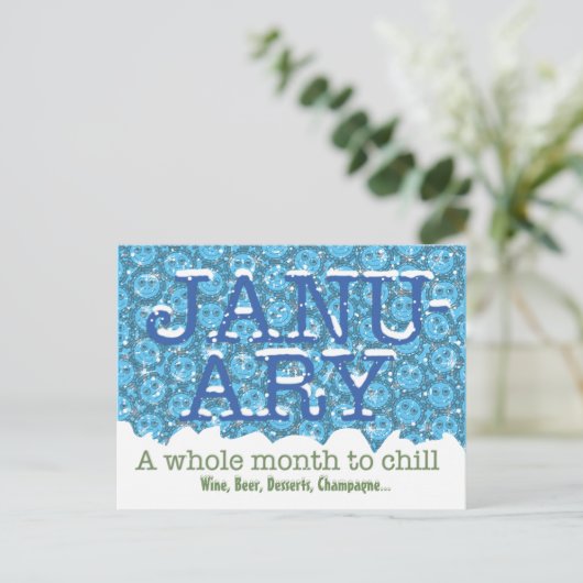 HAPPY JANUARY MATH by Slipperywindow Briefkaart (Staand voorkant)