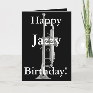 Happy Jazzy Birthday Card Kaart