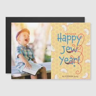 Happy Jew Year Rosh Hashanah-fotokaart