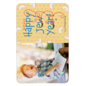 Happy Jew Year Rosh Hashanah-fotokaart Magneet (Verticaal)