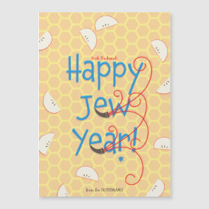 Happy Jew Year Rosh Hashanah Holiday Kaart