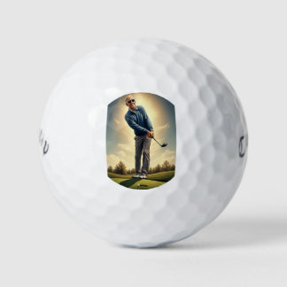 Happy Joe Biden  Golfballen