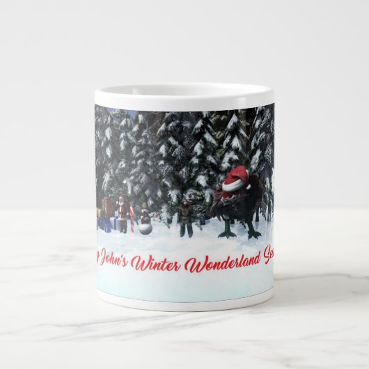 Happy John's Winter Wonderland S2 Jumbo-Tasse Grote Koffiekop (Voorkant)