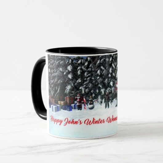 Happy John's Winter Wonderland Season 2 Tasse Mok (Voorkant links)