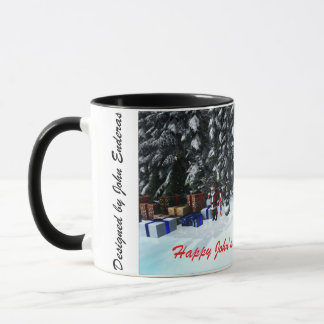 Happy John's Winter Wonderland Tasse Mok