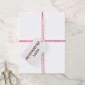 Happy Jolabokaflod (Bladwijzer) Cadeaulabel (Met Touw)