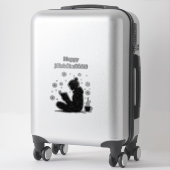 Happy Jolabokaflod – Icelandic Book Flood Gift Sticker (Koffer)