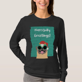 Happy Jolly Greetings Kerstmis T-Shirt