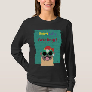 Happy Jolly Greetings Kerstmis T-Shirt