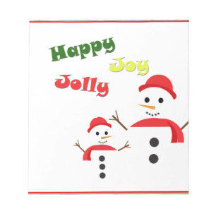Happy Jolly Joy Notitieblok