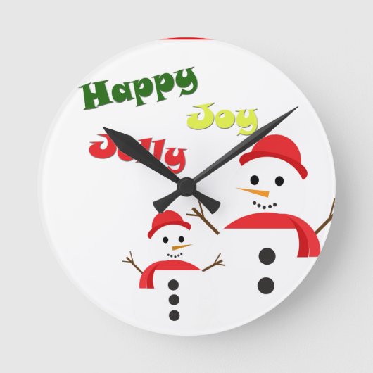 Happy Jolly Joy Ronde Klok (Voorkant)