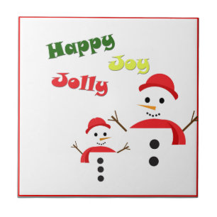 Happy Jolly Joy Tegeltje