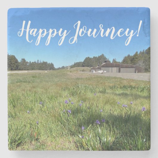 Happy Journey! Stenen Onderzetter (Voorkant)