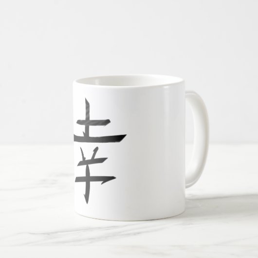 Happy Joy Happiness - Kanji Japan Koffiemok (Voorkant rechts)