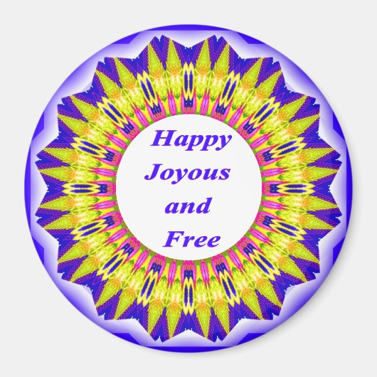 Happy Joyous en Free Magneet (Voorkant)