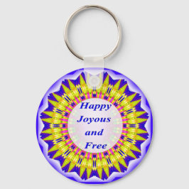 Happy Joyous en Free Sleutelhanger
