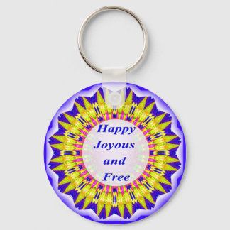 Happy Joyous en Free Sleutelhanger