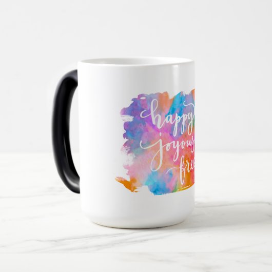 Happy Joyous Free Mok (Voorkant links)