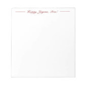Happy, Joyous, Free! Notepad Notitieblok (Voorkant)
