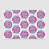 Happy Joyous & Free Recovery Slogan Tissuepapier (Voorkant)