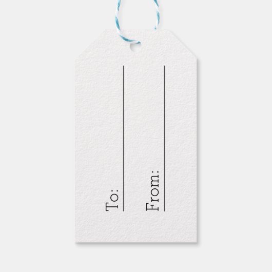 Happy Joyous Gratis, Schattige Herten Sober Christ Cadeaulabel (Achterkant)