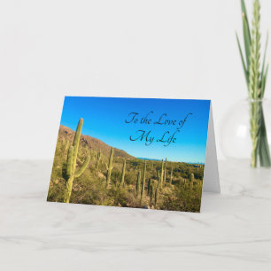 Happy Jubileum Arizona Desert Southwest Cactus Kaart