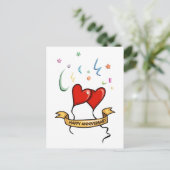 Happy Jubileum Banner Briefkaart (Staand voorkant)