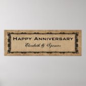 Happy Jubileum Banner Type Poster (Voorkant)